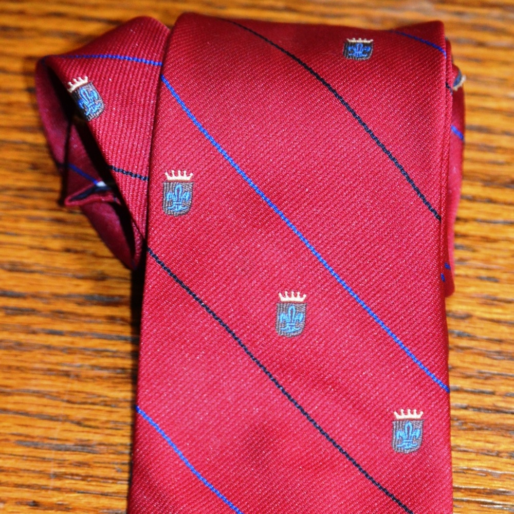 Flying Scotsman Fleur de lis Theme Necktie